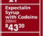 Expectalin Syrup With Codeine-200ml