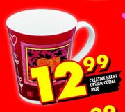 Creative Heart Design Coffee Mug