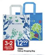 Clicks Fold-Up Shopping Bag-Each