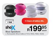 Shox Maxi Speakers-Each