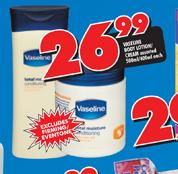 Vaseline Body Lotion/Cream-500ml/400ml Each