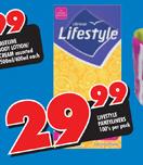 Lifestyle Pantyliners-100's Per Pack