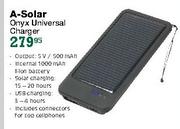 A Solar Onyx Universal Charger