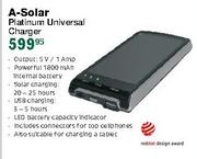 A Solar Platinum Universal Charger
