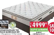 Lexington Pillow Top 152cm Queen Base Set