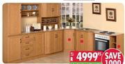 4 Piece Sandy Oak Kitchen Scheme