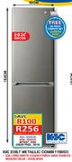 KIC White Combi Fridge-238Ltr