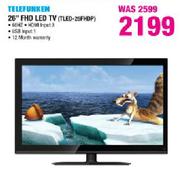 Telefunken 26" FHD LED TV(TLED-26FHDP)