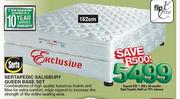 Sertapedic Salisbury Queen Base Set-152cm