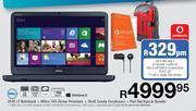 Dell 3520 i3 Notebook + Office 365 Home Premium + Skull Candy Earphones + Port Backpack Bundle