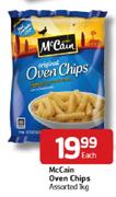 Mccain Oven Chips Assorted-1kg Each