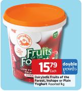 Dairybelle Fruits Of The Forest, In Shape Or Plain Yoghurt Assorted-1kg Each