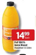 PnP 100% Juice Blend Assorted-1.5L Each