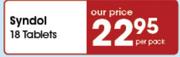 Syndol 18 Tablets-Per Pack