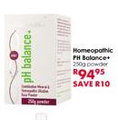 Homeopathic PH Balance+ 250g Powder