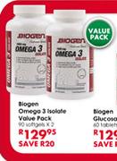 Biogen Omega 3 Isolate Value Pack-2 x 90 Softgels