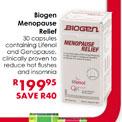 Biogen Menopause Relief Capsules-30's