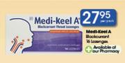 Medi-Keel A Blackcurrant 16 Lozenges-Per Pack