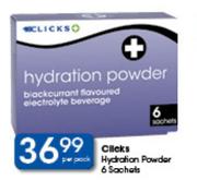 Clicks Hydration Powder-6 Sachets