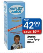Zinplex Junior Syrup-200ml Each