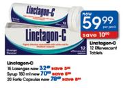 Linctagon-C 12 Effervescent Tablets-Per Pack