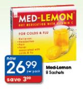 Med-Lemon 9 Sachets-Per Pack