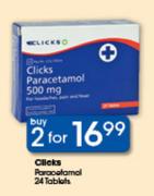 Clicks Paracetamol-2x24 Tablets