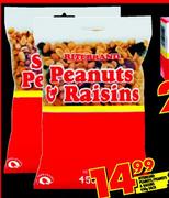 Riterbrand Peanuts/Peanuts & Raisins-450g each