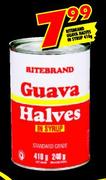 Riterbrand Guava Halves in Syrup-410g