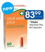 Clicks Viral Eeze Plus-60 Capsules Per Pack