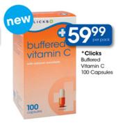 Clicks Buffered Vitamin C-100 Capsules Per Pack