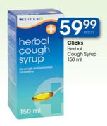 Clicks Herbal Cough Syrup-150ml