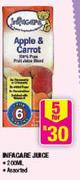 Infacare Juice Assorted-200Ml Each