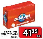 Disprin Tabs Xtra Strength - 52x2's