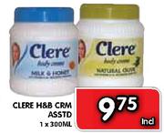 Clere H&B CRM - 1x300ml