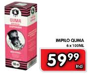 Impilo Quma-6x100ml