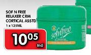 Sof N Free Relaxer CRM Cortical Asstd-1x125ml