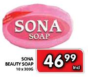 Sona Beauty Soap - 10x300gm
