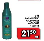 D&L Amla Legend Oil Damage Anti-Dote 1x250ml 