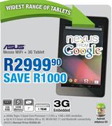 Asus Nexus WiFi + 3G Tablet