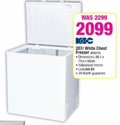 KIC White Chest Freezer (KCG210)-207 Ltr