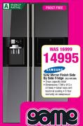 Samsung Mirror Finish Side By Side Fridge (RS21HFLMR)-524 Ltr
