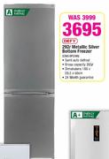 Defy Metallic Silver Bottom Freezer (C365 DFC395)-292Ltr