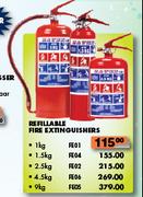 Refillable Fire Extinguishers-1Kg(FE01)
