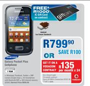 Samsung Galaxy Pocket Plus Cellphone-Each