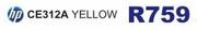 HP CE312A Yellow Toner