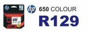 HP 650 Colour Cartridge