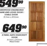 8 Panel Kayo Highcroft Door(813x2032mm)