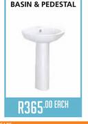 Basin & Pedestal - Each