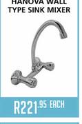 Hanova Wall Type Sink Mixer - Each